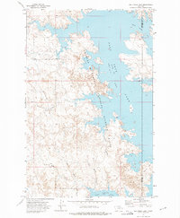 Download a high-resolution, GPS-compatible USGS topo map for Ash Creek East, MT (1975 edition)