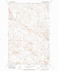 Download a high-resolution, GPS-compatible USGS topo map for Ash Creek West, MT (1975 edition)