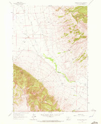 Download a high-resolution, GPS-compatible USGS topo map for Ashbough Canyon, MT (1972 edition)