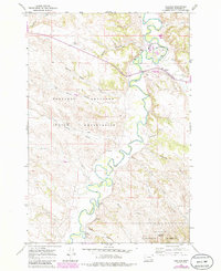 1966 Map of Ashland, MT, 1986 Print