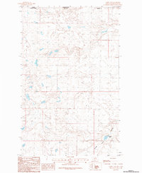 Download a high-resolution, GPS-compatible USGS topo map for Aubrey Dam, MT (1984 edition)