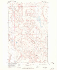 preview thumbnail of historical topo map of Phillips County, MT in 1968