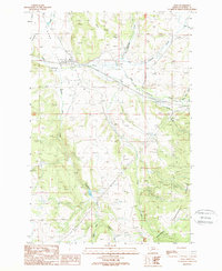 Download a high-resolution, GPS-compatible USGS topo map for Avon, MT (1989 edition)
