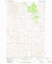 Download a high-resolution, GPS-compatible USGS topo map for Ayer Spring NE, MT (1981 edition)