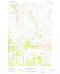 Download a high-resolution, GPS-compatible USGS topo map for B K Ranch, MT (1977 edition)