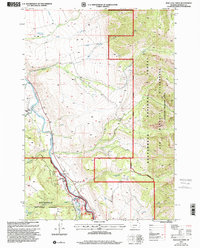 Download a high-resolution, GPS-compatible USGS topo map for Bad Luck Creek, MT (2001 edition)