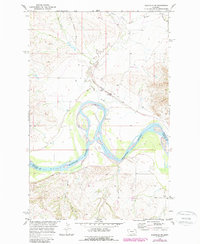 preview thumbnail of historical topo map of Roosevelt County, MT in 1969