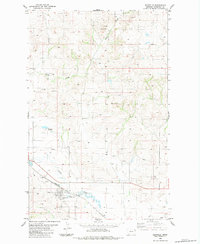 Download a high-resolution, GPS-compatible USGS topo map for Bainville, MT (1984 edition)