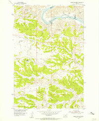 Download a high-resolution, GPS-compatible USGS topo map for Baker Monument, MT (1956 edition)