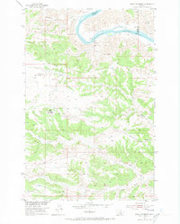 Download a high-resolution, GPS-compatible USGS topo map for Baker Monument, MT (1973 edition)