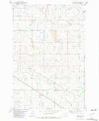 Download a high-resolution, GPS-compatible USGS topo map for Baker NW, MT (1981 edition)