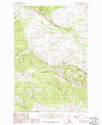 Download a high-resolution, GPS-compatible USGS topo map for Bald Butte, MT (1986 edition)