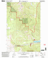 Download a high-resolution, GPS-compatible USGS topo map for Baldy Lake, MT (2003 edition)