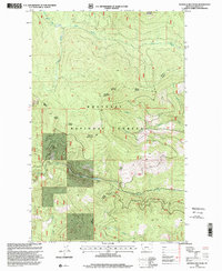 Download a high-resolution, GPS-compatible USGS topo map for Banfield Mountain, MT (2000 edition)