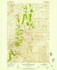 preview thumbnail of historical topo map of Beaverhead County, MT in 1952