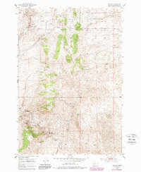 Download a high-resolution, GPS-compatible USGS topo map for Bannack, MT (1989 edition)