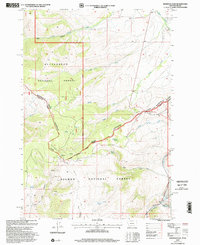 Download a high-resolution, GPS-compatible USGS topo map for Bannock Pass, MT (2002 edition)