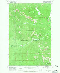 Download a high-resolution, GPS-compatible USGS topo map for Barren Peak, MT (1971 edition)
