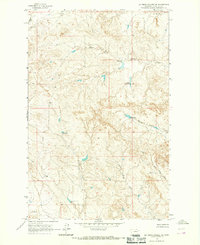 preview thumbnail of historical topo map of Garfield County, MT in 1964