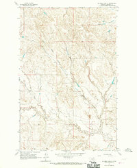 preview thumbnail of historical topo map of Garfield County, MT in 1964