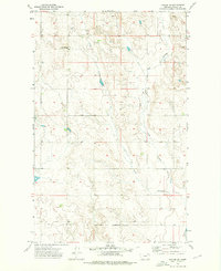 Download a high-resolution, GPS-compatible USGS topo map for Baylor NE, MT (1976 edition)