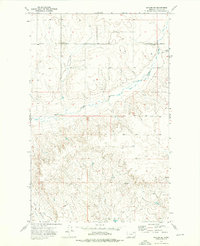 Download a high-resolution, GPS-compatible USGS topo map for Baylor SE, MT (1976 edition)