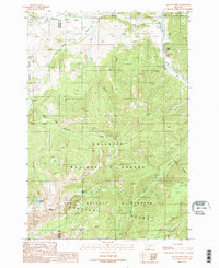 Download a high-resolution, GPS-compatible USGS topo map for Beacon Point, MT (1989 edition)