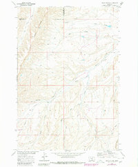 preview thumbnail of historical topo map of Big Horn County, MT in 1968