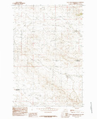 Download a high-resolution, GPS-compatible USGS topo map for Bear Creek Reservoir SE, MT (1985 edition)