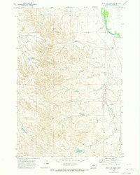 Download a high-resolution, GPS-compatible USGS topo map for Bear Jaw Creek, MT (1973 edition)