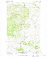 Download a high-resolution, GPS-compatible USGS topo map for Bear Mountain, MT (1974 edition)