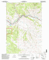 Download a high-resolution, GPS-compatible USGS topo map for Bearmouth, MT (1998 edition)