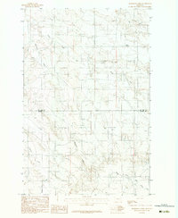 Download a high-resolution, GPS-compatible USGS topo map for Bearshack Creek, MT (1983 edition)