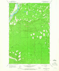 Download a high-resolution, GPS-compatible USGS topo map for Beartrap Mountain, MT (1966 edition)