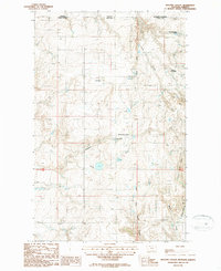 Download a high-resolution, GPS-compatible USGS topo map for Beaupre Coulee, MT (1986 edition)