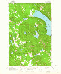 Download a high-resolution, GPS-compatible USGS topo map for Beaver Lake, MT (1964 edition)