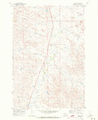 Download a high-resolution, GPS-compatible USGS topo map for Beebe, MT (1973 edition)