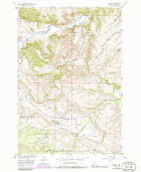 Download a high-resolution, GPS-compatible USGS topo map for Beehive, MT (1986 edition)
