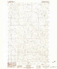 Download a high-resolution, GPS-compatible USGS topo map for Beery Reservoir, MT (1983 edition)