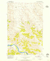 Download a high-resolution, GPS-compatible USGS topo map for Bell Ridge West, MT (1956 edition)
