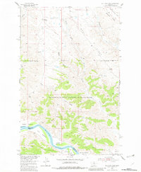 Download a high-resolution, GPS-compatible USGS topo map for Bell Ridge West, MT (1982 edition)