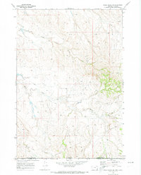 Download a high-resolution, GPS-compatible USGS topo map for Belle Creek SW, MT (1973 edition)