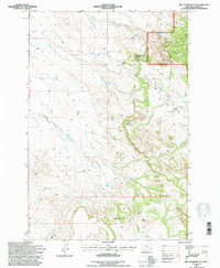 Download a high-resolution, GPS-compatible USGS topo map for Belltower Butte, MT (1996 edition)