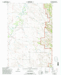 Download a high-resolution, GPS-compatible USGS topo map for Belltower, MT (1996 edition)