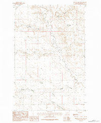 Download a high-resolution, GPS-compatible USGS topo map for Bennett Lake NW, MT (1984 edition)