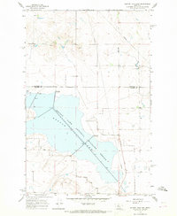 Download a high-resolution, GPS-compatible USGS topo map for Benton Lake East, MT (1968 edition)