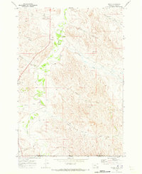 Download a high-resolution, GPS-compatible USGS topo map for Biddle, MT (1973 edition)