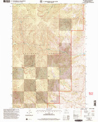 Download a high-resolution, GPS-compatible USGS topo map for Big Draw, MT (2005 edition)