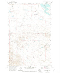 Download a high-resolution, GPS-compatible USGS topo map for Big Flat West, MT (1975 edition)