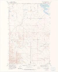 Download a high-resolution, GPS-compatible USGS topo map for Big Flat West, MT (1975 edition)